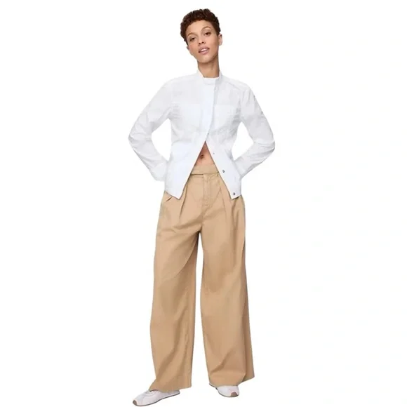 Gap x HFR Harlem’s Fashion Row Structured Shirt Jacket S Rich Fresh Snap White - Picture 4 of 13